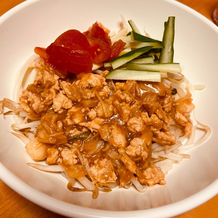 かさまし 節約 ジャージャーうどん♪♪♪